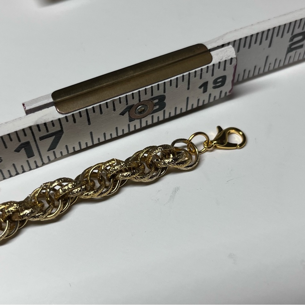 Vintage Artisan Golden Charm Necklace - Picture 7 of 8